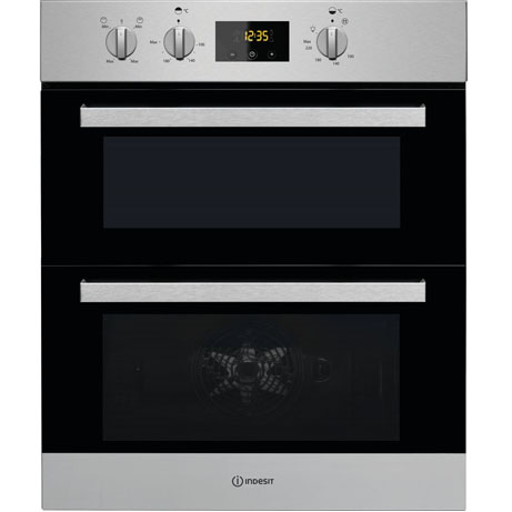 Indesit built-under double oven