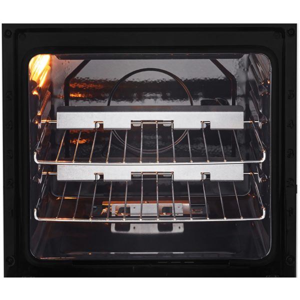Beko Gas Cooker With Eye Level Grill inside the oven