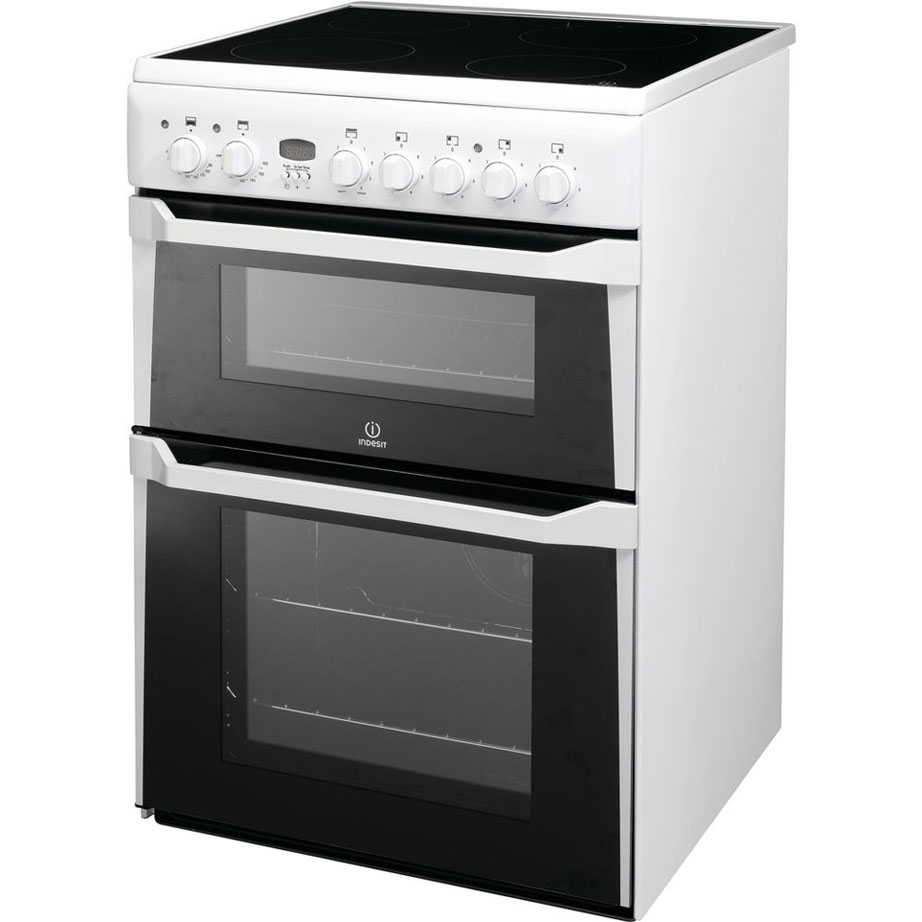 indesit double oven and grill