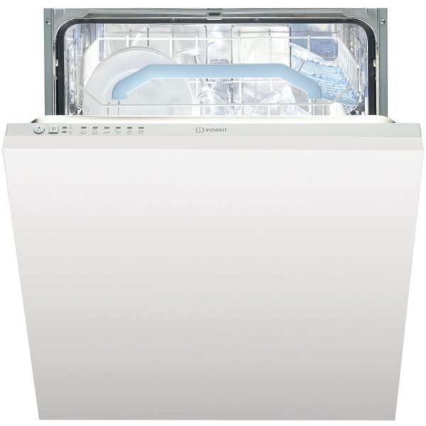 Indesit Integrated Dishwasher with the door slightly open