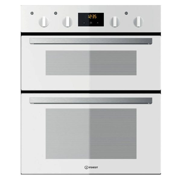 Indesit double oven - built under