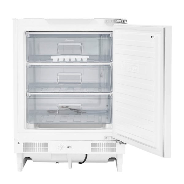 Fridgemaster Integrated Freezer with the door open