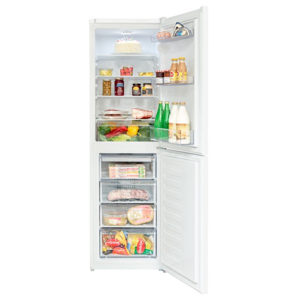 Beko Fridge Freezer with the door open