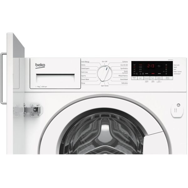 Beko Integrated Washing Machine facia panel