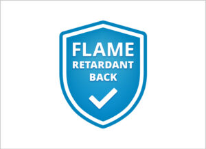 Flame retardent back