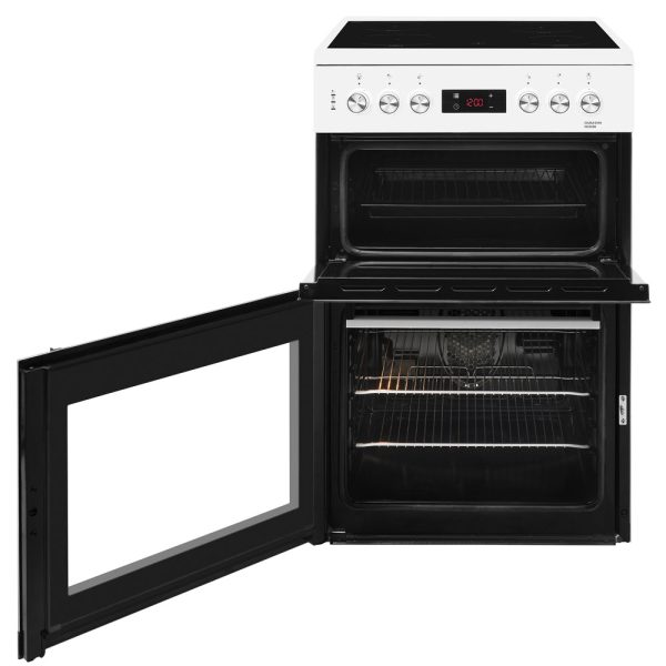 Beko Free Standing Cooker with the doors open