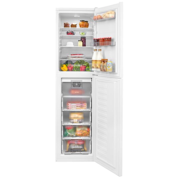 Beko Frost Free Fridge Freezer with the doors open