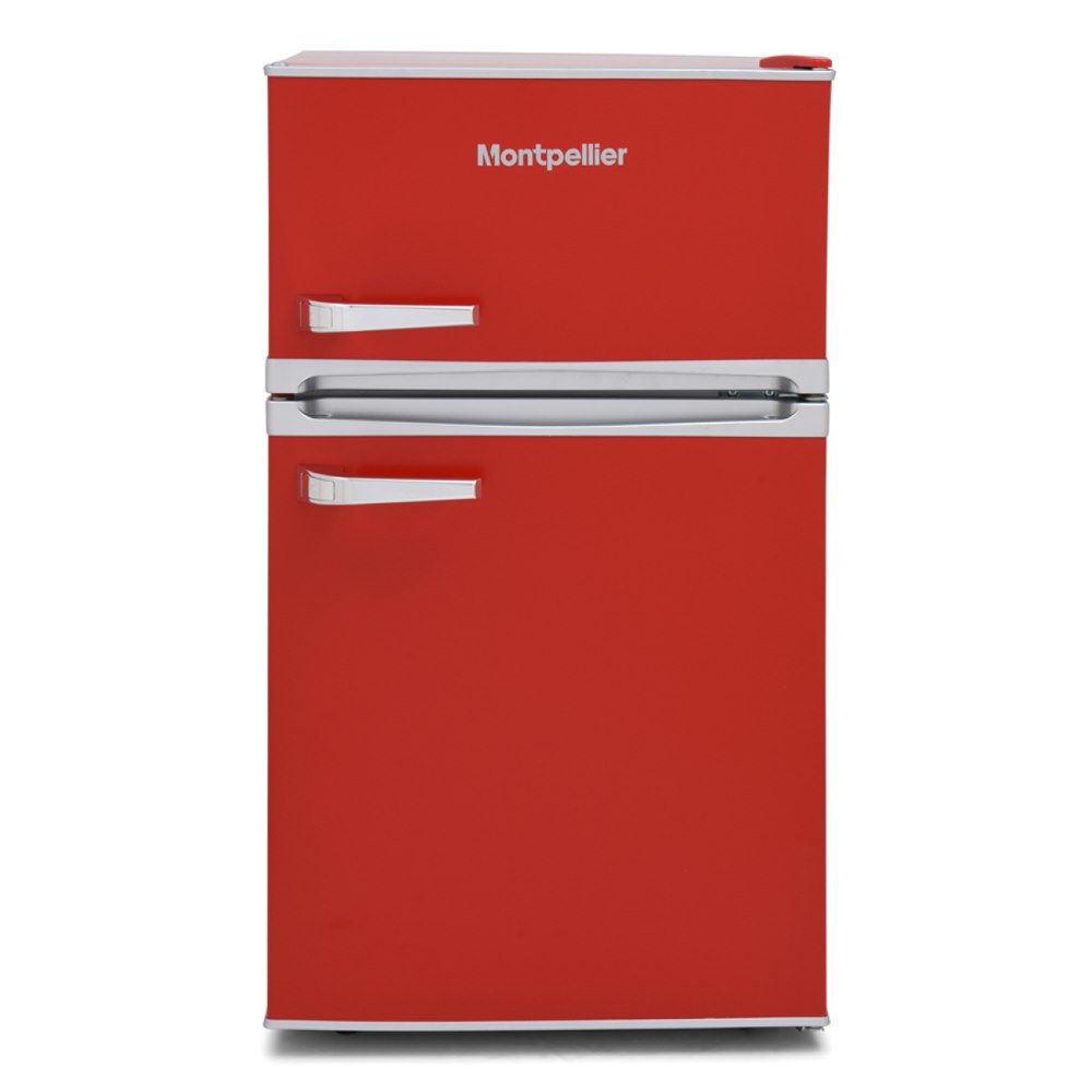 Montpellier retro on sale fridge freezer black