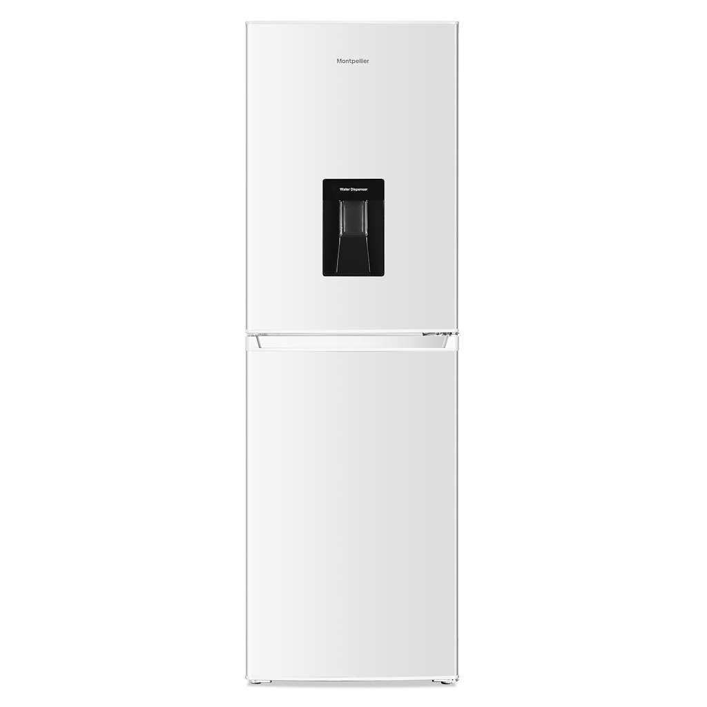 Montpellier MS175DW 50/50 Static Fridge Freezer with Water Dispenser in White