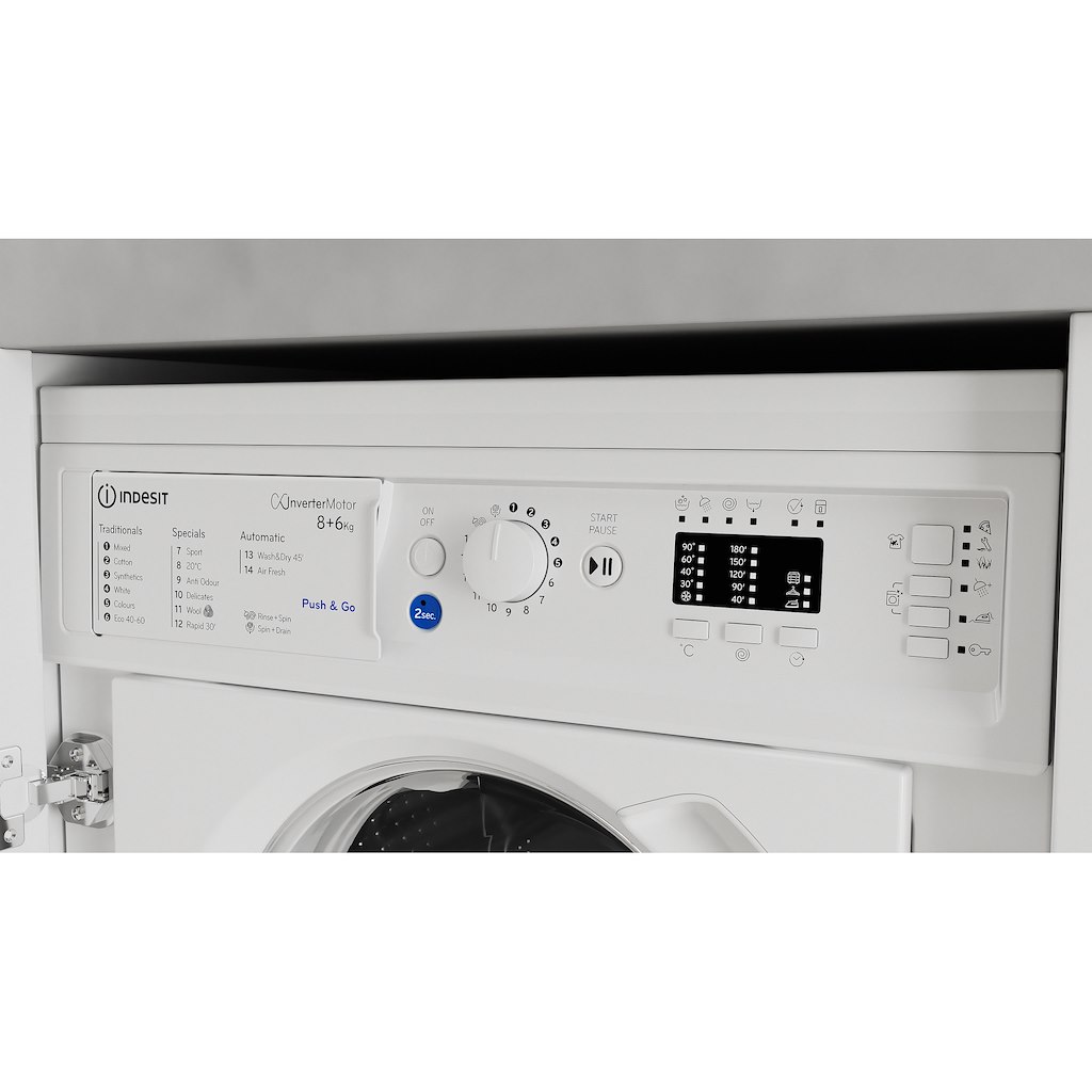 Indesit biwdil7125 integrated washer dryer hotsell
