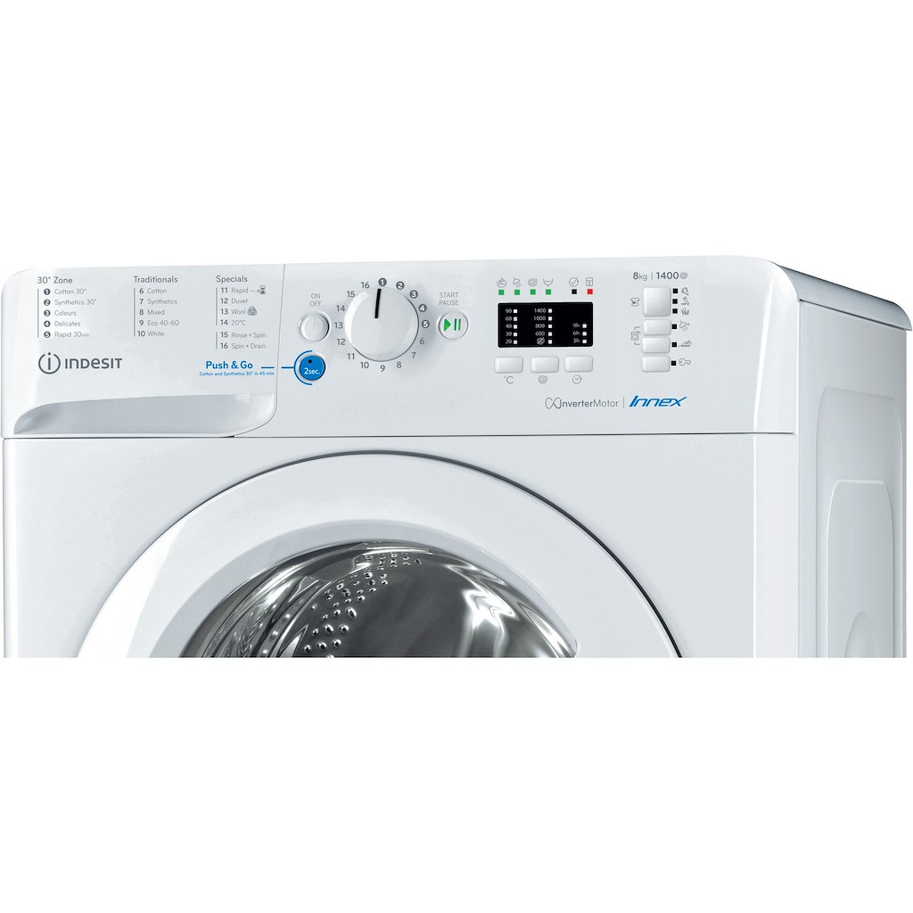 Freestanding front loading washing machine: 8,0kg - BWA 81485X W UK N - Image 11