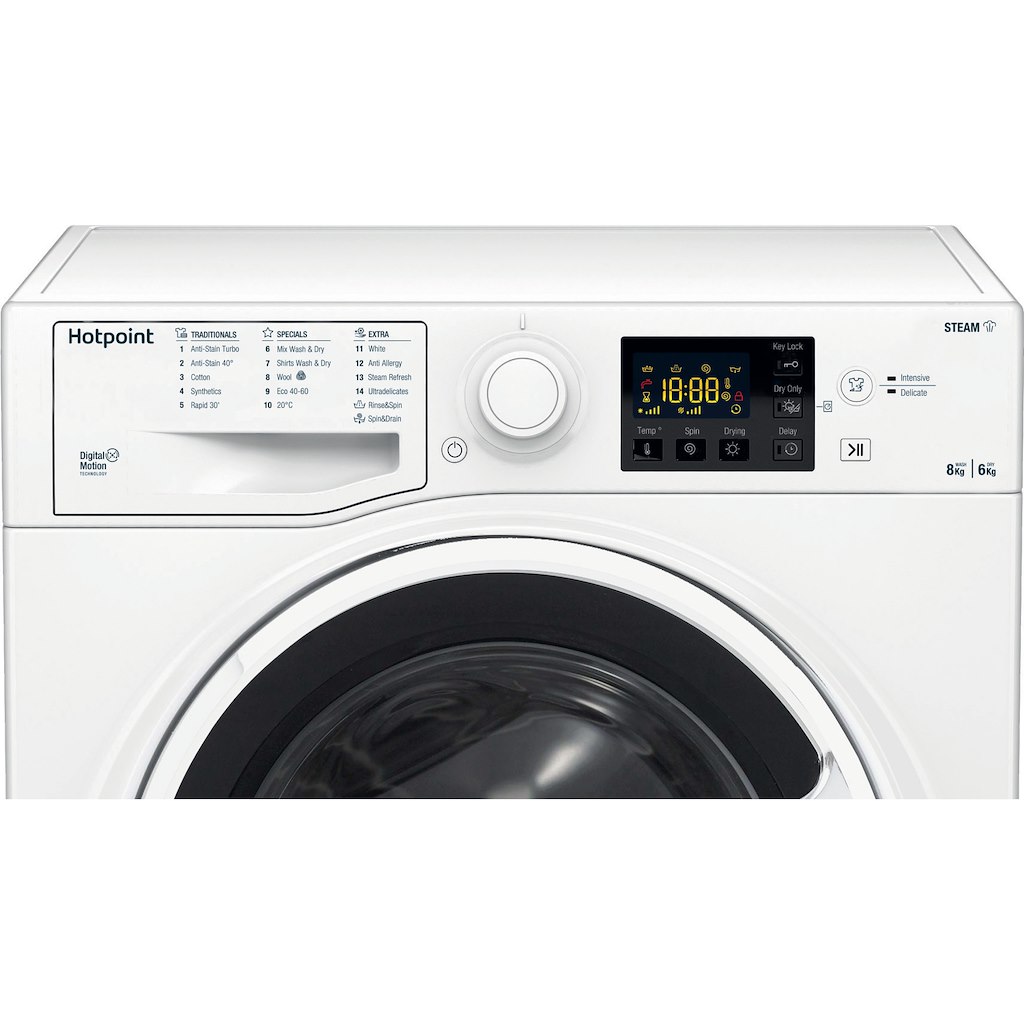 Hotpoint digital on sale motion washer dryer