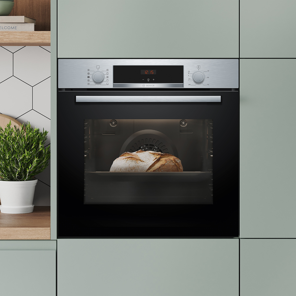 Bosch HQA534BS3B, Built-in oven with added steam function - Image 4
