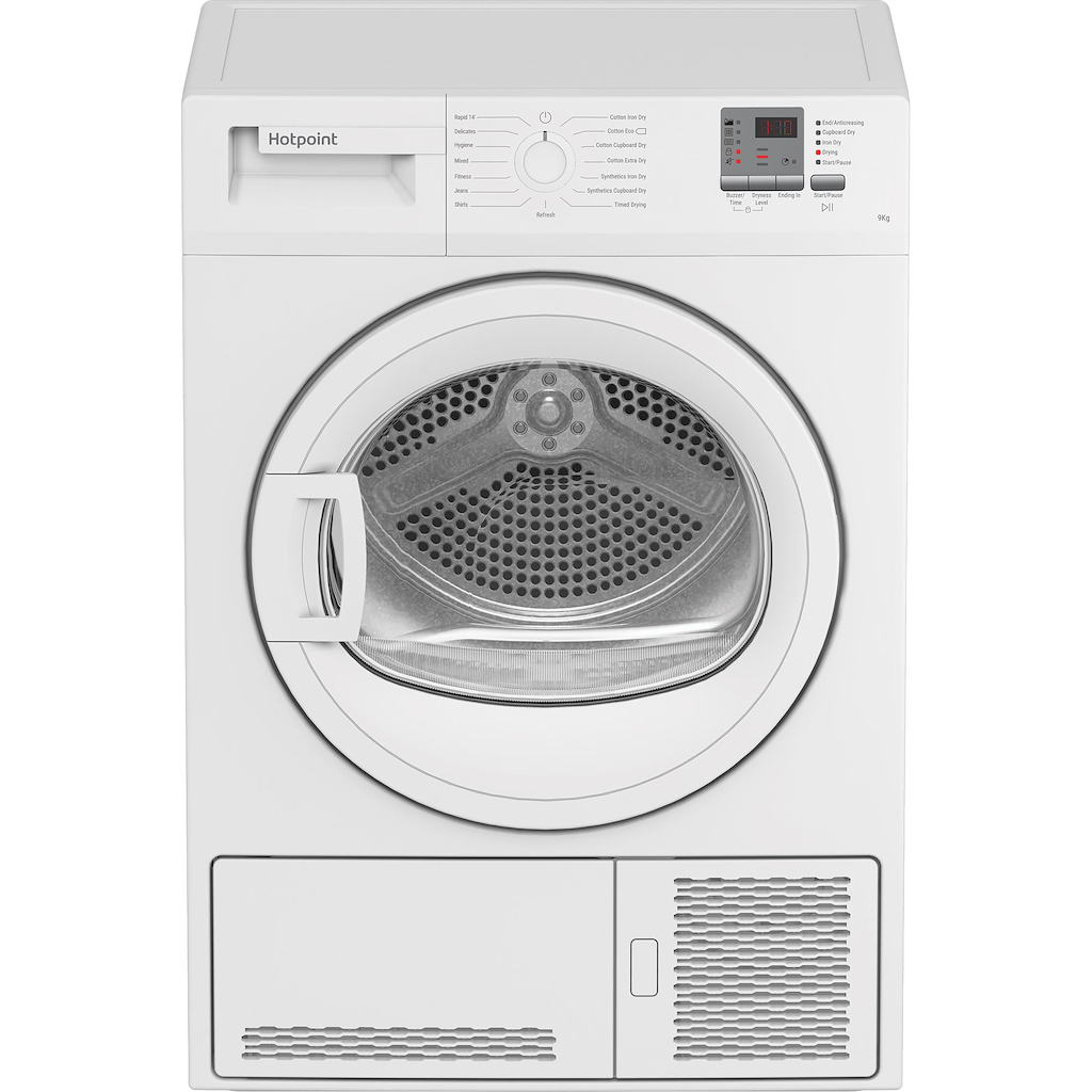 Hotpoint CHDC92WWGDUK 9kg Condenser Tumble Dryer - White - Image 3