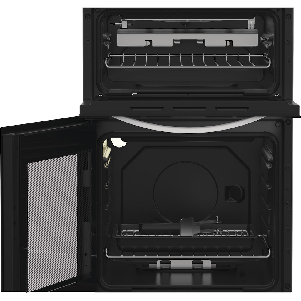 Indesit ITG5GMW Freestanding 50cm Gas Double Cooker - White