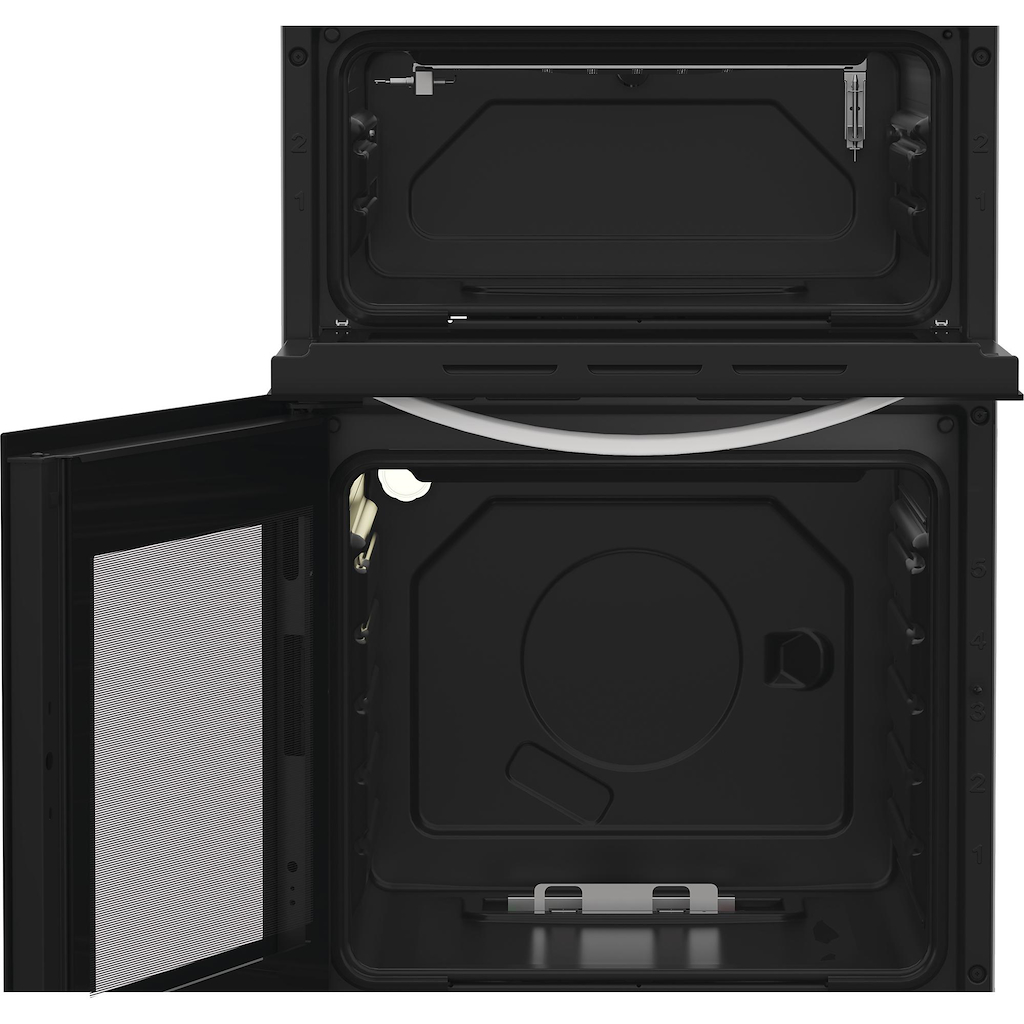 Indesit ITG5GMW Freestanding 50cm Gas Double Cooker - White - Image 3